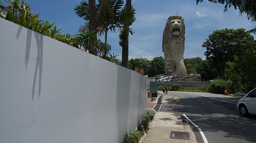 セントーサ島のマーライオン